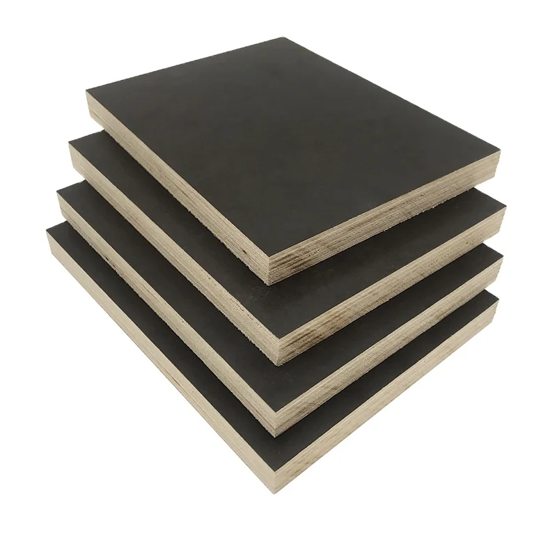 HANBAO 18mm Laminated 100% Birch Black Film Faced Plywood EUTR Birch Plywood
