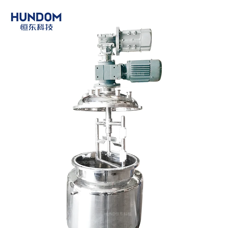 200L Liquid chemical mixer equipment face cream homogenizer soap shampoo making mixing tank with agitator