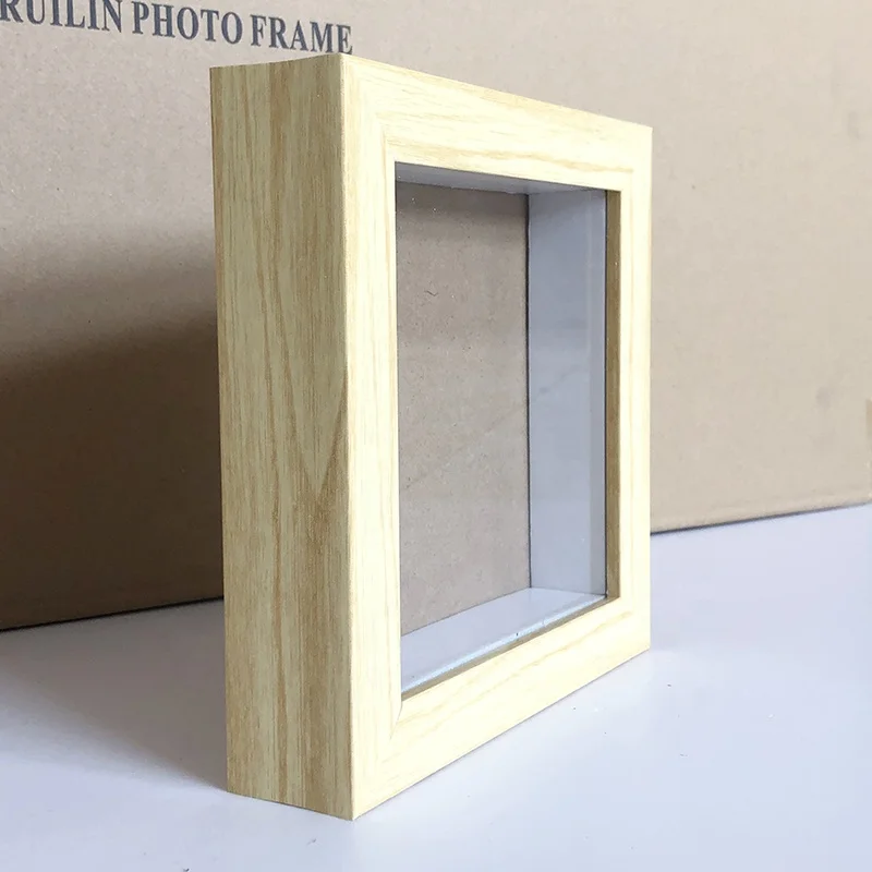  Легкие полистироловые оправы PS 8x8 white оптом 3D deep shadow