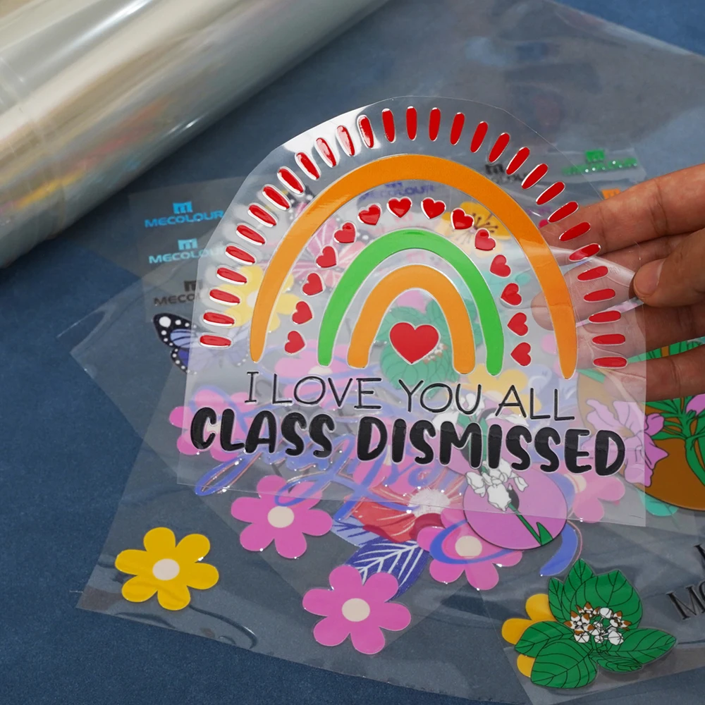 A3 Sheet 30cm Roll Cold Transfer Printing A&B A And B DTF AB PET Sticker Film UV DTF AB Film For UV Printer