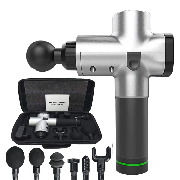 Deep tissue rechargeable muscle vibration massage gun spray for massager/waist massager machine