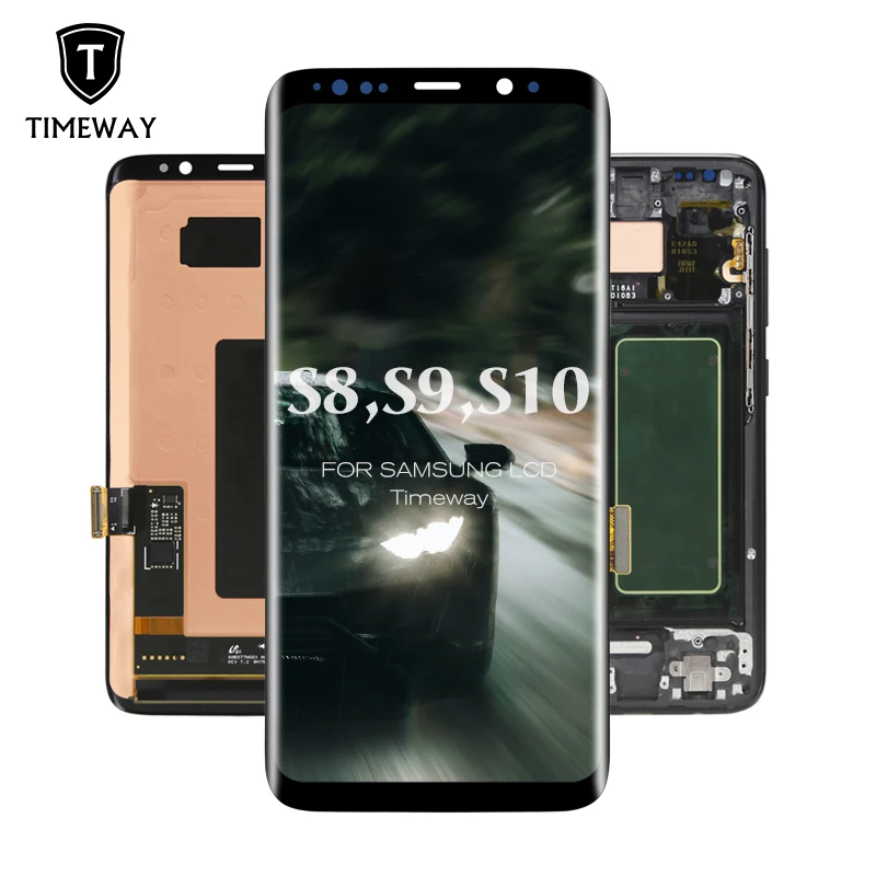 Для Samsung S6 S7 край S8 S9 S10 Pantallas для сотового телефона Lcd сенсорный экран оригинальное качество мобильного ЖК-экран