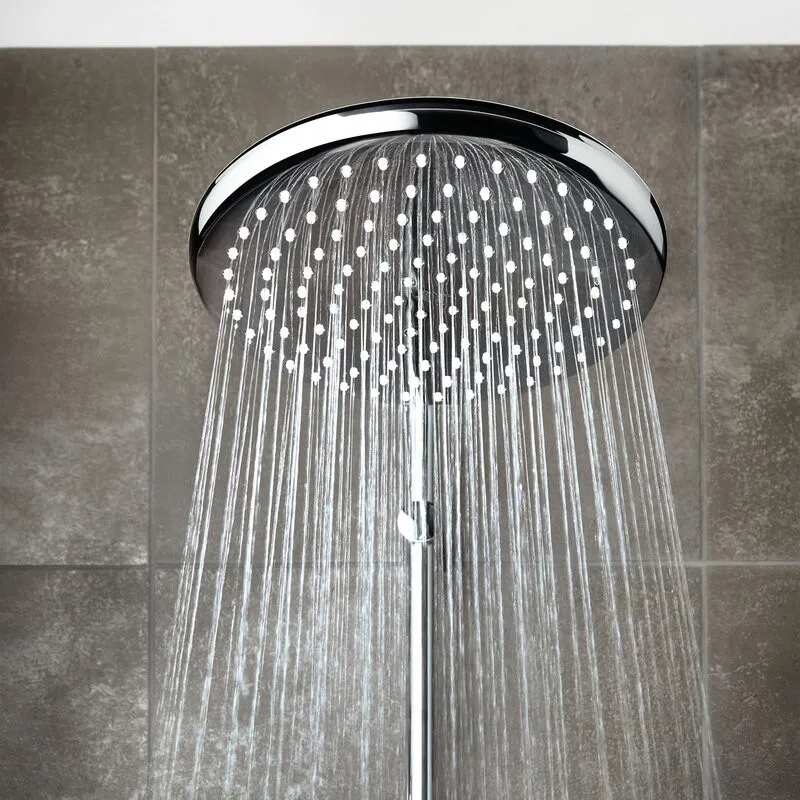 Shower Heads High Flow Water Saving Waterfall Rain Bath Ceiling Shower Faucets Chrome Shower Head for Bathroom Accessories