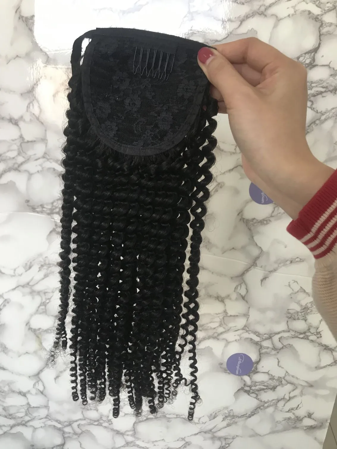 Kinky Curly Drawstring Ponytail Human Hair Ponytails Cheap 100 Grams 130grams 200grams 100% Remy Straight Brazilian Hair