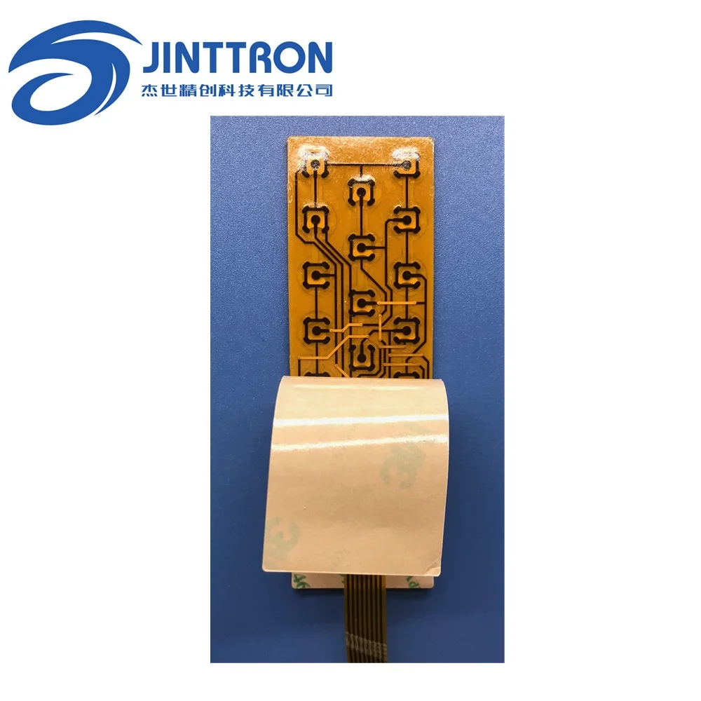 Membrane switch built-in pressure four leg tactile metal domes keyboard