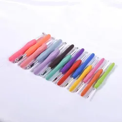 14pcs high quality wholesale colorful  Knitting Needle Kit Soft Grip Handles Aluminum Crochet Hooks 2.0mm-10.0mm