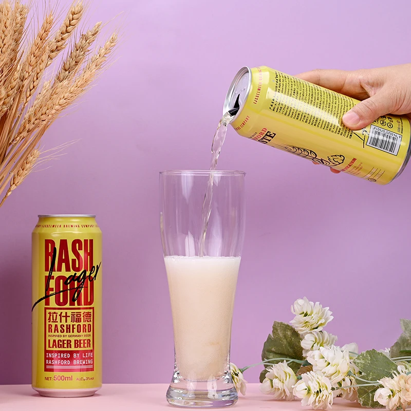 OEM 2.3% vol ~8% vol Alcohol Cooked craft beer 330ml 500ml 33cl super Extra Strong Pasteurimd light Lager wheat Beer In Cans