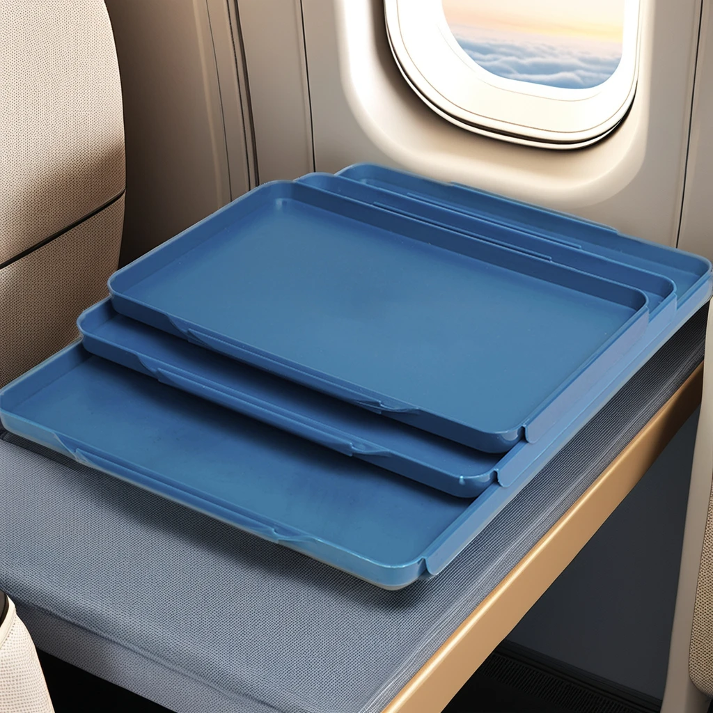 factory  cheap plastic inflight tableware food tray meal set Aviation set tableware