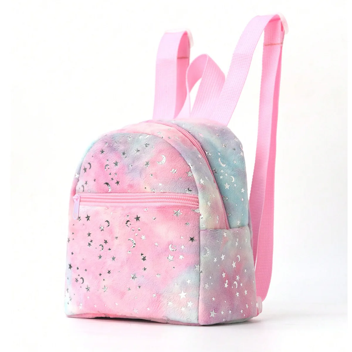 PU Teenage Girl School Backpack Chains Single Strap Polyester Fashionable Portable Shoulder Bags
