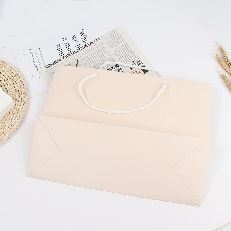 recycle paper gift luxury shopping bag custom printer own logo paper brand packing bags for shoe box