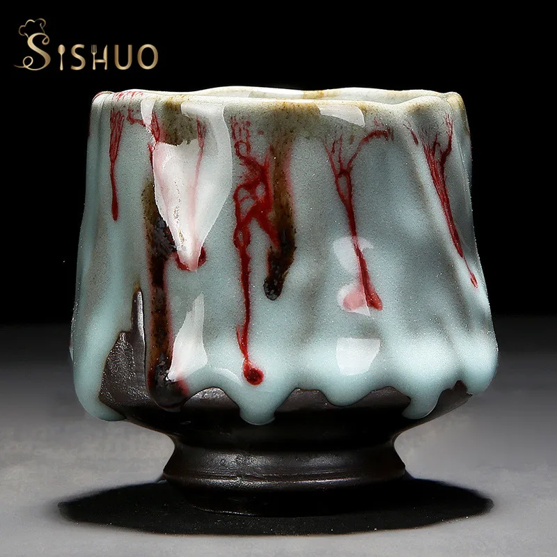 Japanese and Korean style tea cup Handmade Pottery ceramic coffee cup