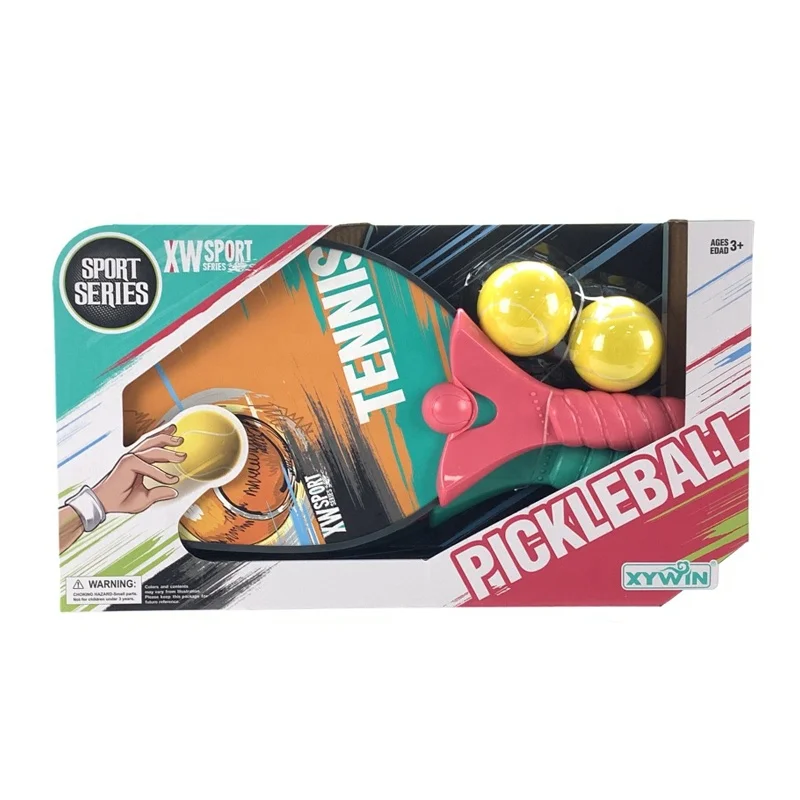 2022 Sport Toys Series Pickelballs Indoor And Outdoor Kids Game Set Tennis Rackets