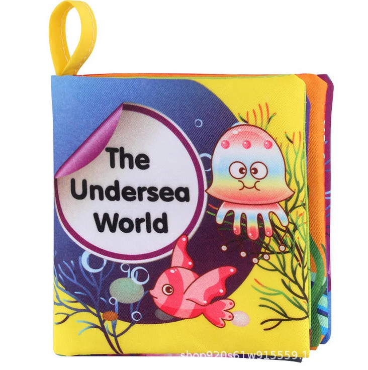 Fruits Colorful Apples Tomatoes Bound Printing Large Baby Washable Book Handmade Cloth Books