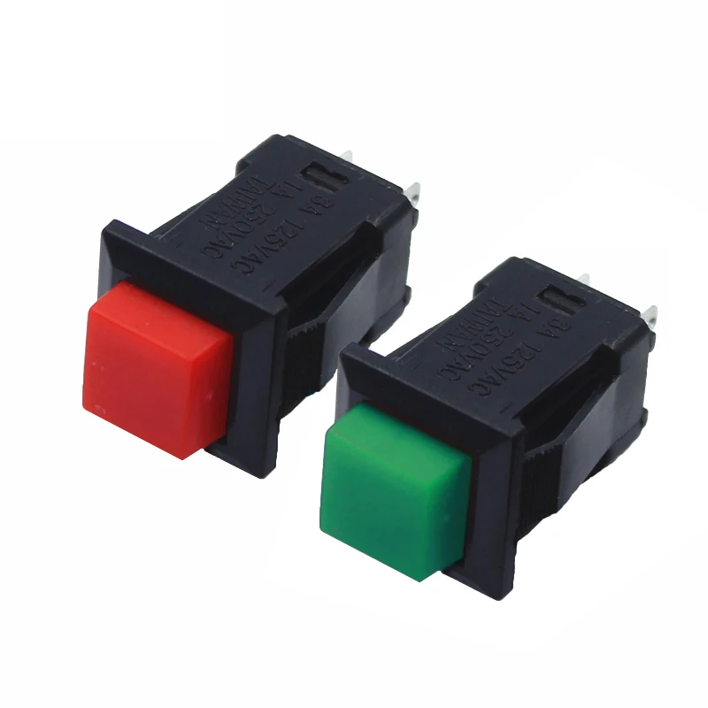 DS-429 NO Reset Switch Square Momentary Switch NC DS-431 3A/125VAC Self-locking Push Button Switch