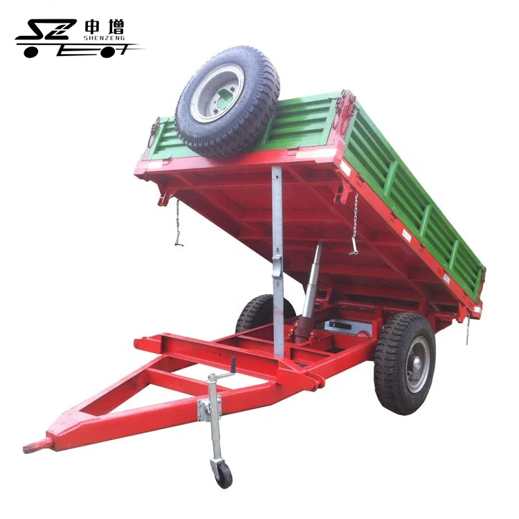 Одноосный задний самосвал для сельскохозяйственной техники 4 тонны 900-16 с широкими шинами