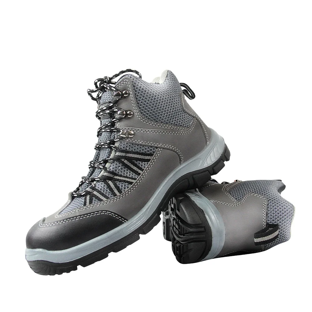 FH1961Safety Shoes Rugged Design for Work Steel Toe Heavy Duty Protection Waterproof Non-Slip Sole