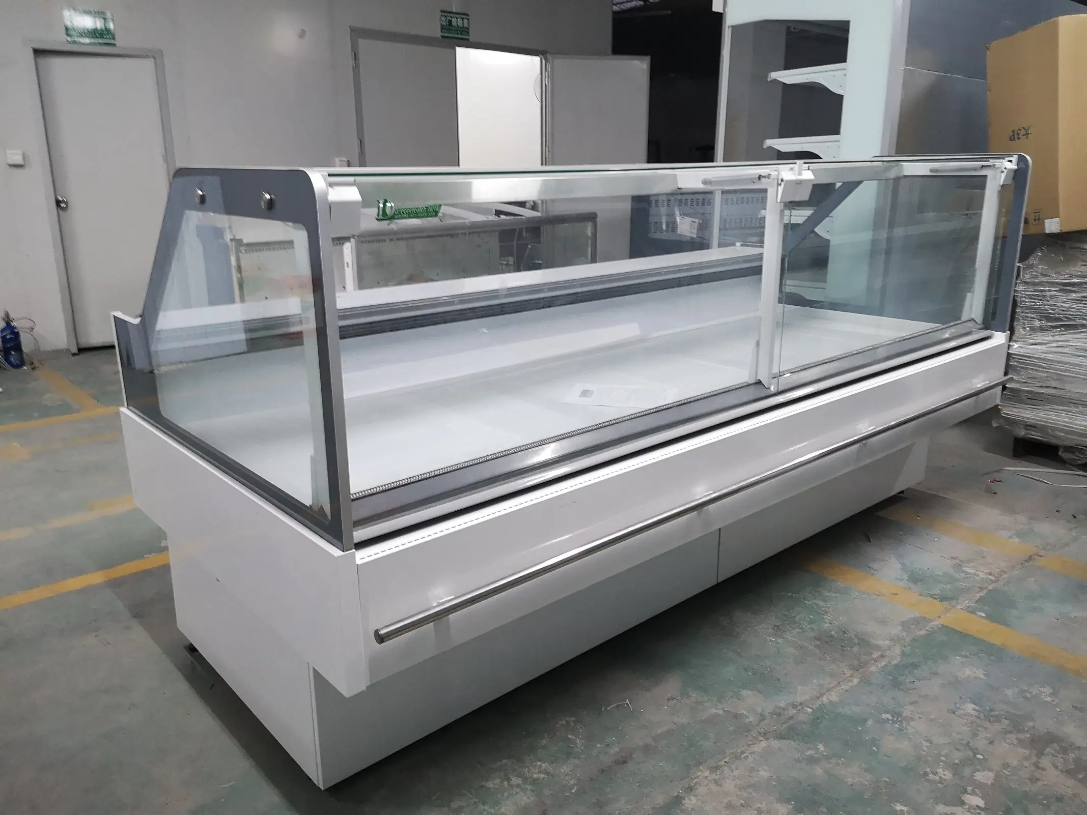 Supermarket Meat Display Chiller Commercial Deli Meat Display Fridge