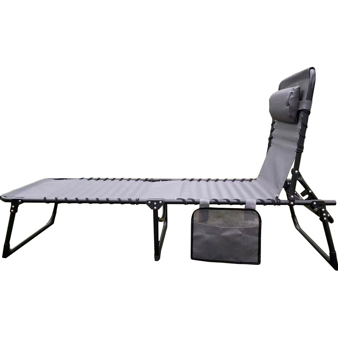 Раскладная кровать с металлическим ленивый кресло для отдыха
