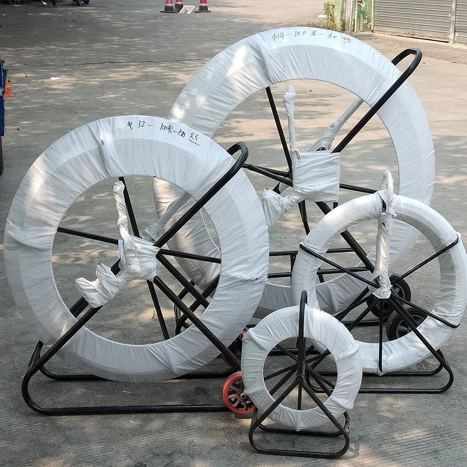 12mm x 200M FRP Fiberglass Duct Rodder for fiber cable and electric cable laying out