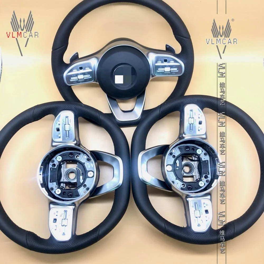 carbon fiber steering wheel For mercedes benz c-class A-class b-class e-class gla glc gle old model to new amg steering wheel