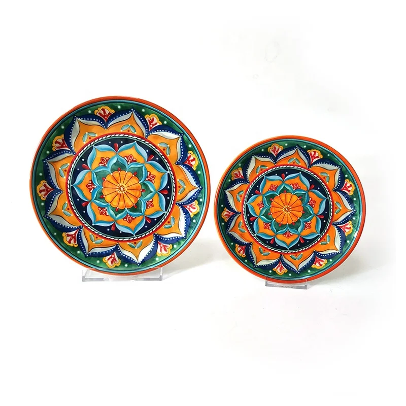 HIgh Quality Elegant Kitchen Ware Melamine Crockery Plate Set for Restaurant Hotel Buffet