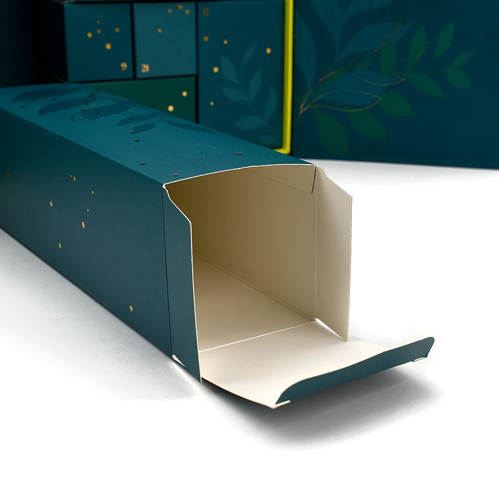 Recyclable Rigid Gift Packaging Luxury Digital Printing Surprise Blind Box Custom Advent Calender Christmas Box