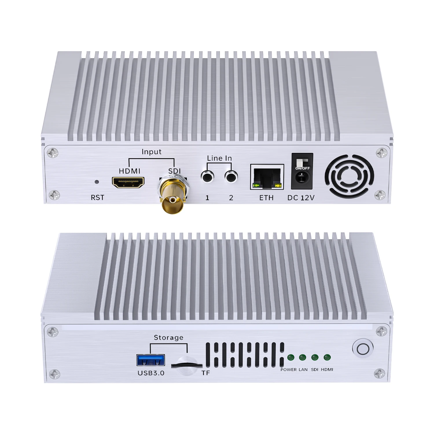 4K60 H.265 HDMI SDI Video Encoder HEVC H.264 AVC HDMI to IP Video Streamer RTMP SRT Live Streaming Encoder