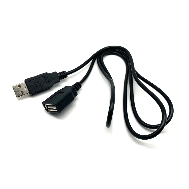  Черный Удлинительный кабель USB A папа-мама длиной 1