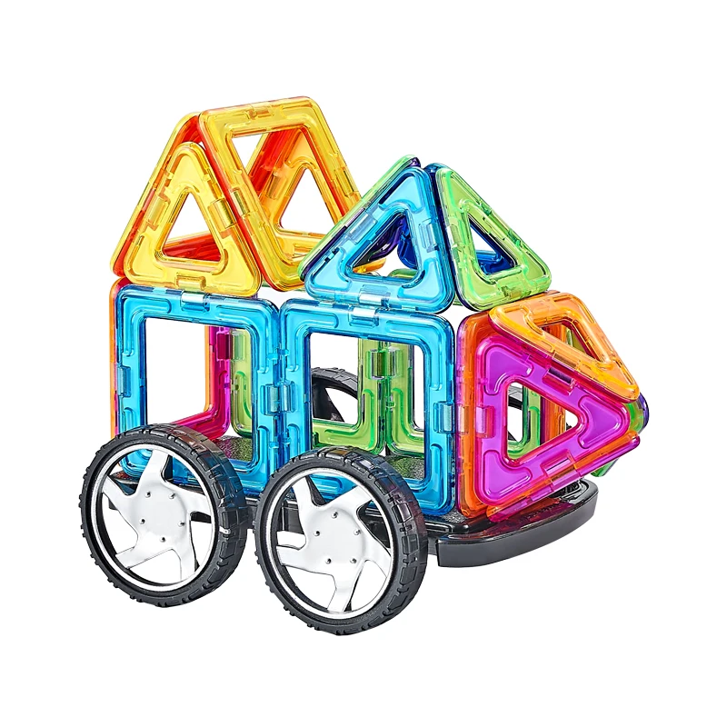 
56pcs 3D Wisdom DIY Magnet Building Blocks Set Preschool Montessori Educational Toy with GCC/ASTM/EN71/CE/AS/NZS Certificate 