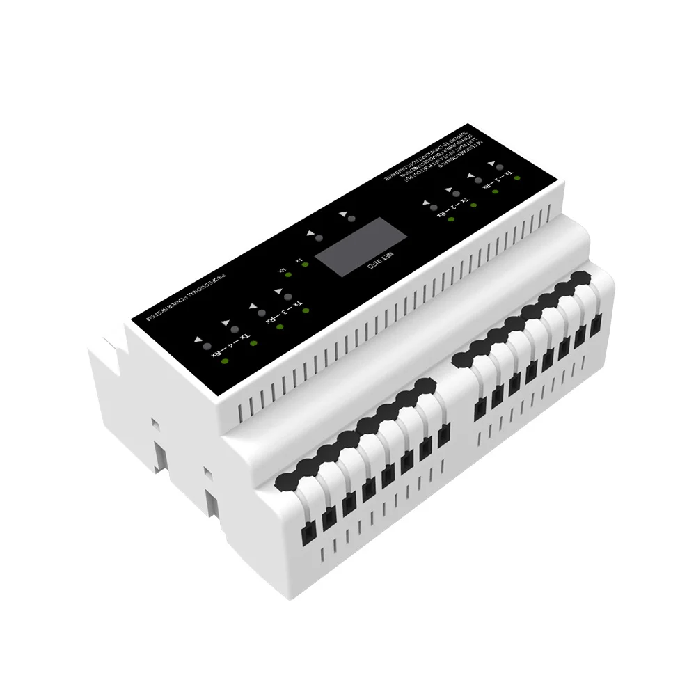 OEM/ODM Din Rail RS485 Удлинительный концентратор 24VDC Контроллер освещения