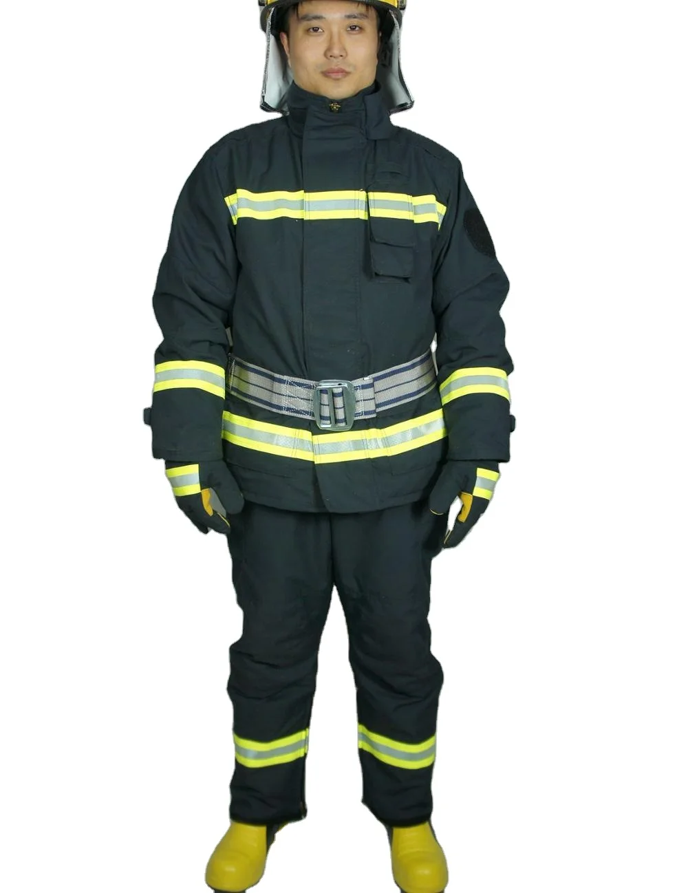 Aramid Fire Fighting Suit with ISO standard Fireproof firefighting fireman Suit