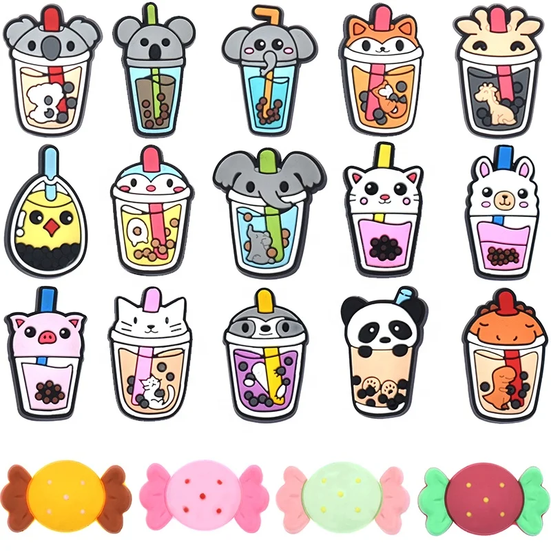 2024 Customized Wholesale Rubber 3D Animation Cartoon Youth Shoes Charm Shoes Decoration Animal Style Shoes Accessories Charm