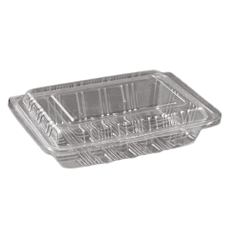 New Product Square Clear Disposable food container Kiwi Fruit Mango Packaging Plastic Shaped Box