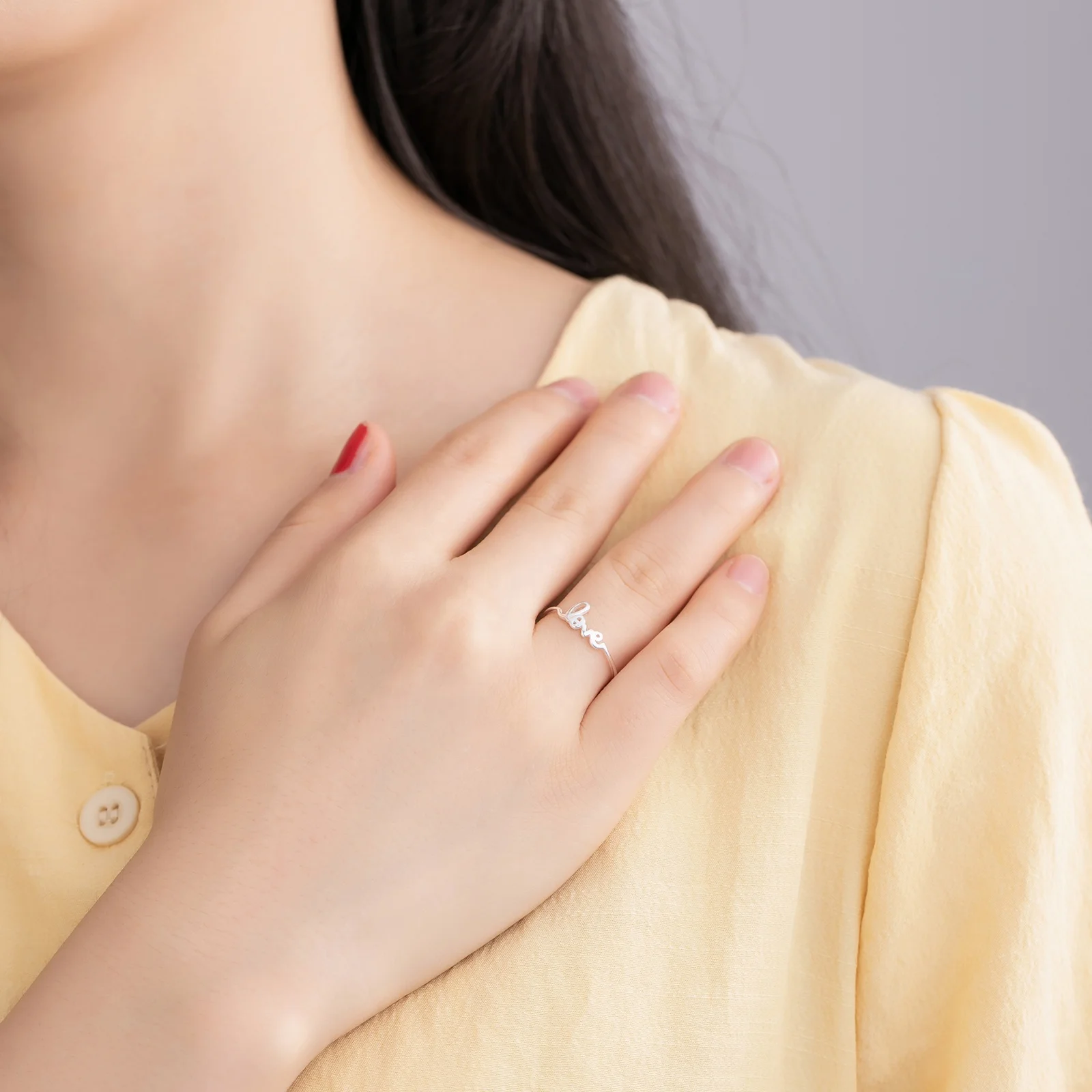 
Wedding Engagement Ring fashion rings jewelry women Girl Gift 925 Sterling Silver Rings 