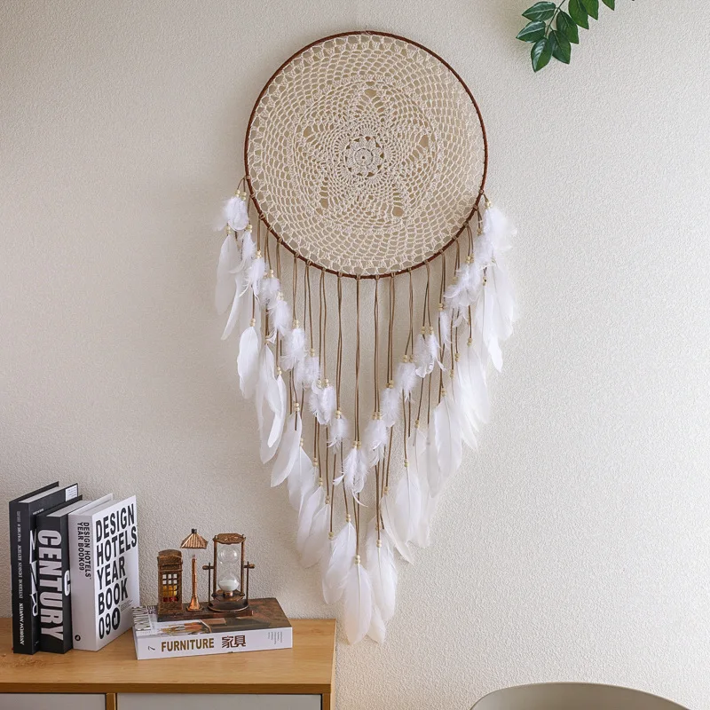 Wholesale Dream Catcher Handmade Feather Wall Hanging Decor Dreamcatcher Wall Decorations for Home Bedroom Living Room