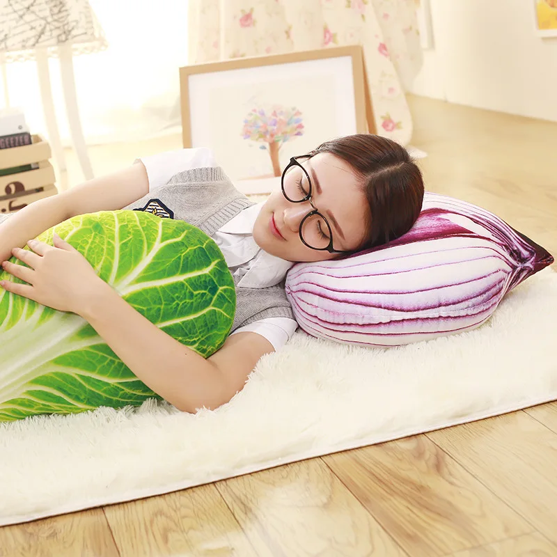 Promotion Can Add Logo Simulation Vegetable Pillow Potato Onion Plush Toy Nap Pillow Food Series Pillow