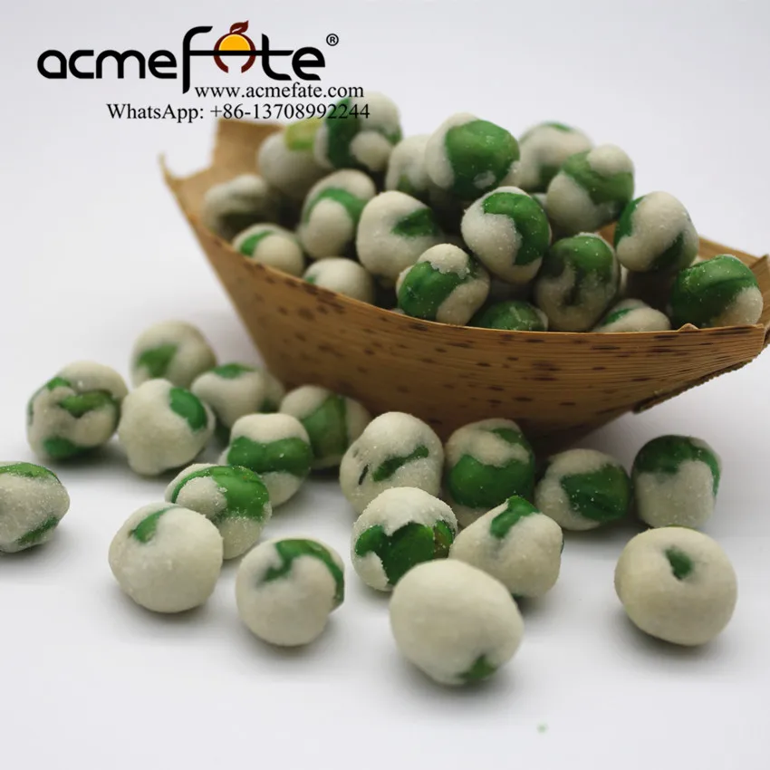 Crispy wasabi/spicy flavors Roasted Green Peas Fried Coated Green Peas Peas Snack