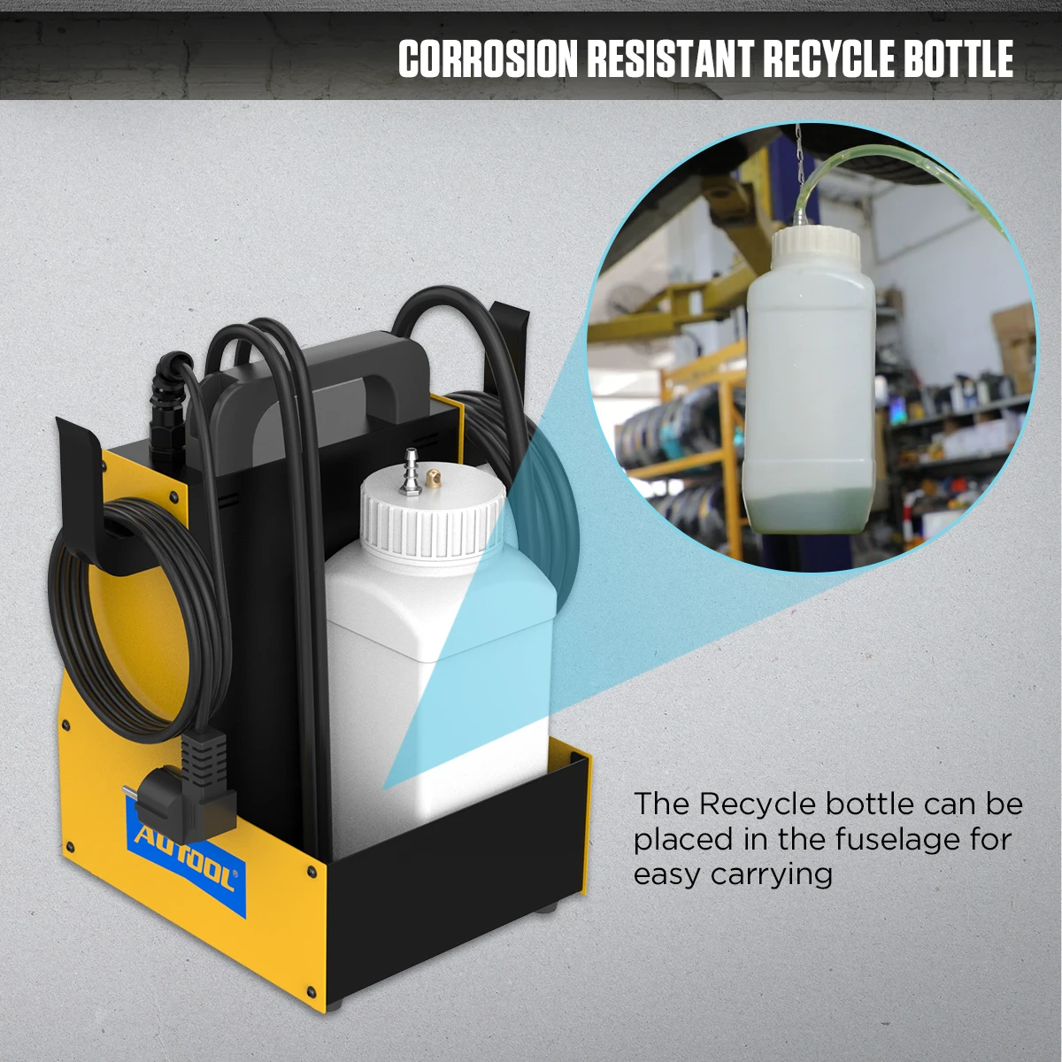 AUTOOL AST605 Automatic Pulsating Brake Oil Changer 110V/220V Car Brake Fluid Bleeder Filling Machine Vehicle Tool