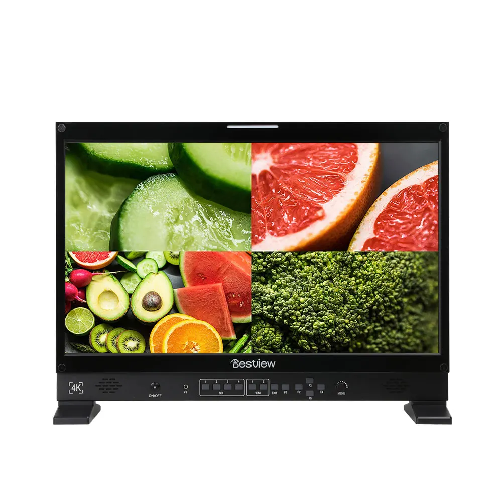 24 дюйма Bestview S24F UHD 3840x2160 23 8 дюймов HDMI 3G-SDI Настольный вещания 4K монитор для телевизионного и