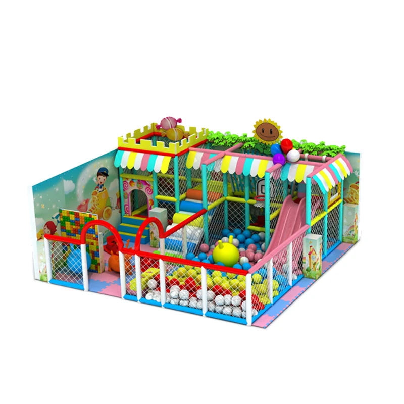 baiqi Custom Kids Playground Set Wholesale Playground Indoor Equipment Commercial FRP Slides Kids Indoor Playground