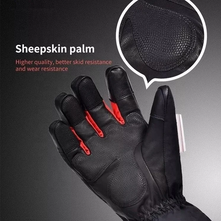 OEM Outdoor Cycling Motorcycle Skiing Camping Skating Climbing Hiking Waterproof Battery Heated Winter Warm Gloves