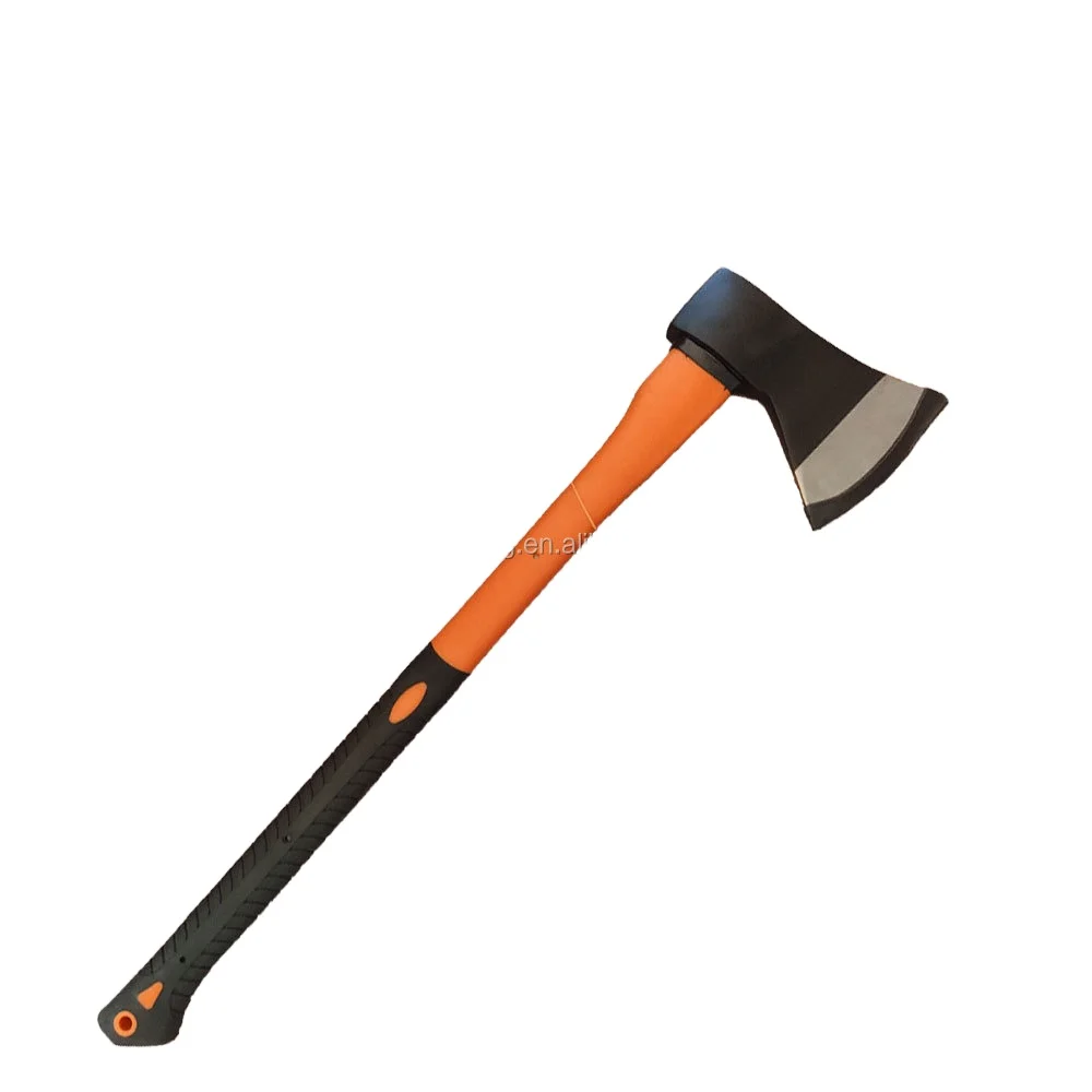 NSMTEC Industrial sharp cutting DIY hand tool 45#Carbon Steel A613 Axe Shock Reduction Grip TPR Handle