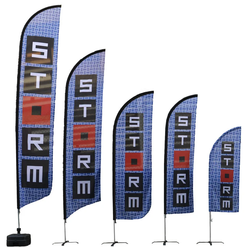 custom flag,feather flag , teardrop flags Promotion Advertising Exhibition Event Outdoor Flying Beach Flag Banner Stand Feather