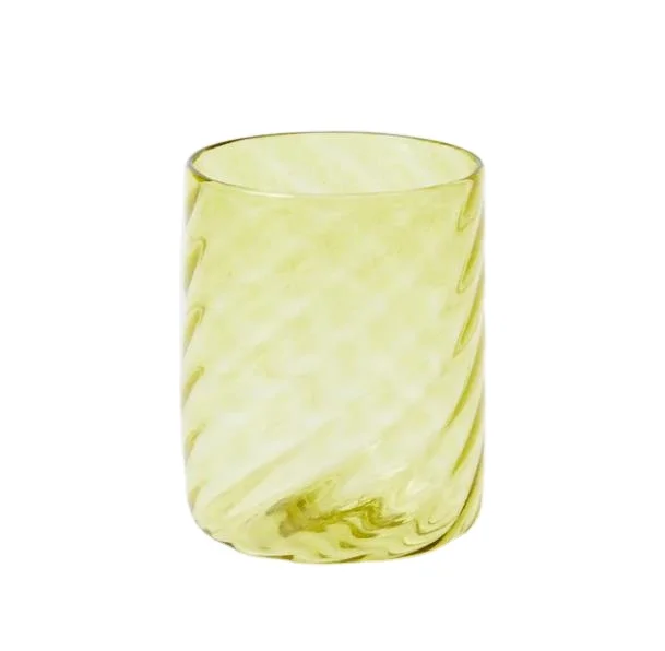 Wholesale Customized Minimalist Clear Borosilicate Ribbed Glassware Cold Drink Coffee Tea Glass Cups
