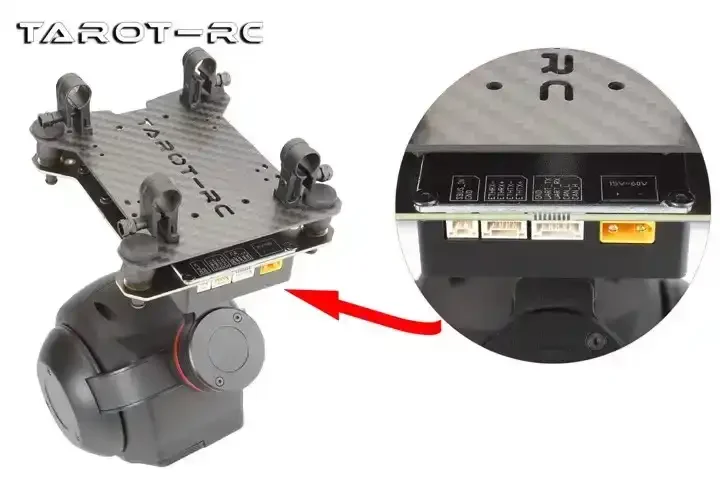Tarot T26X-NET 26x optical zoom head /2 megapixels/Network output/One click down gimbal camera for cargo drone  gimbal camera