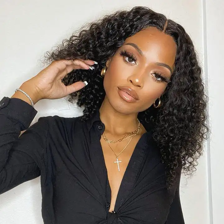 Cheap Brazilian Short Bob Lace Front Wig Hd Lace Frontal Wigs Human Hair Kinky Curly Glueless Full Hd Lace Wigs For Black Women