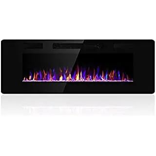 Nine Colors Kamin Elektro Fireplaces Stoves Wall Mount Fire Place Decorative Fake Flame Electric Fireplace