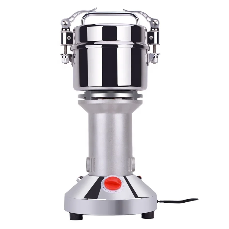 250G 200G 500G Professional Electric Chilly Cocoa Spice Herb Powder Grinder Machine Flour Mill Grinding