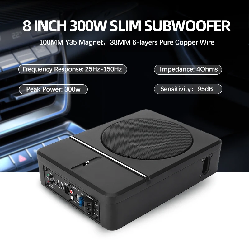 powerful voice audio 8  korean car amplifier active exhaust speaker powered subwoofer speakers for cars oem