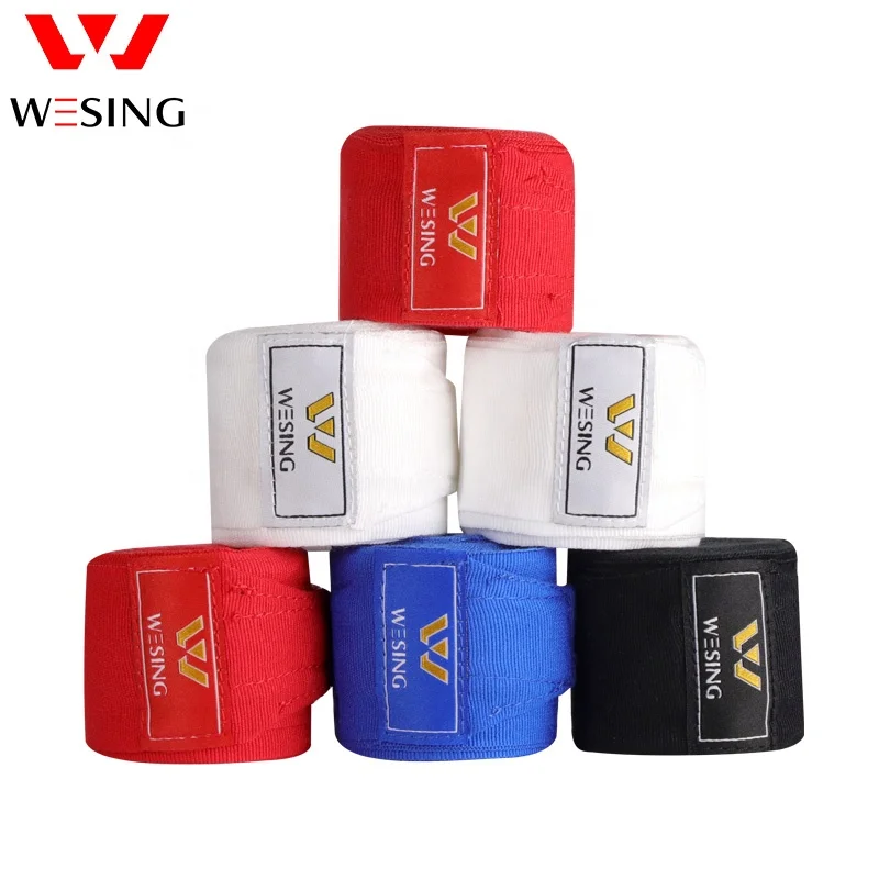 Wesing Custom Printed Elastic Bandage 180Inch Mma Wholesale Boxing  Hand Wraps Boxing